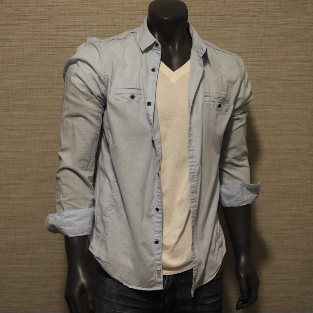Guess Button Down